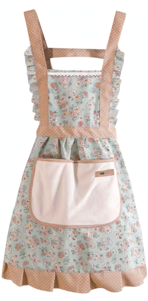 Delantal con secamanos